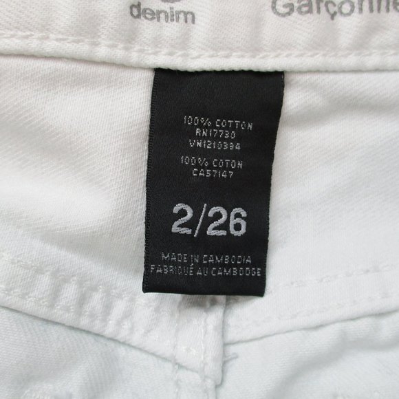 Mossimo Destroyed Boyfriend Bermuda Jean Shorts - Picture 5 of 5